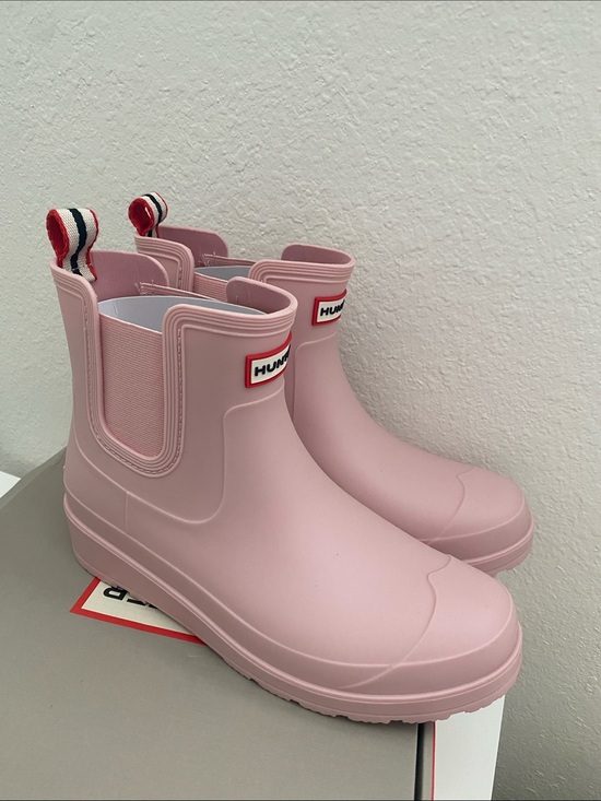Hunter Shoes - Hunter Tabitha Medium Pink Rain Boots